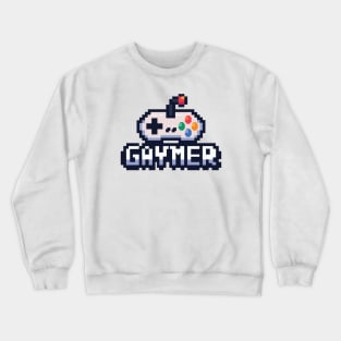 Gaymer gamer’s fun gay design Crewneck Sweatshirt